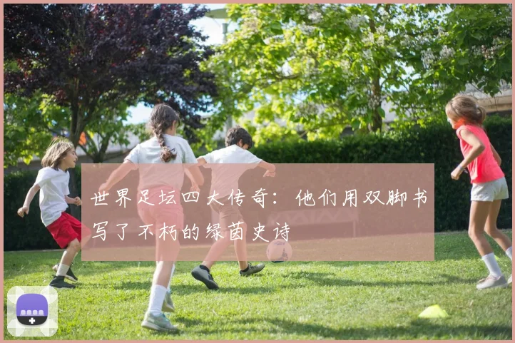 世界足坛四大传奇:他们用双脚书写了不朽的绿茵史诗